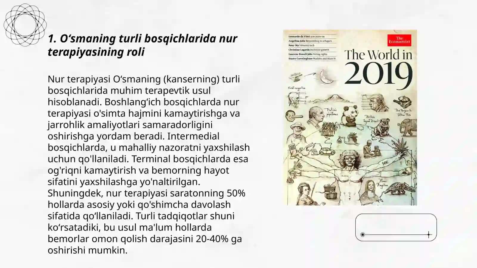 Oʻsma va boshqa kasalliklarda nur terapiyasi 3