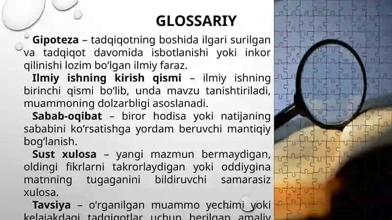 Akademik yozuvda xulosa chiqarish 3