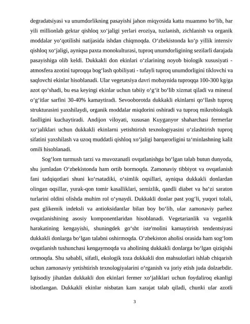 Dukkakli don ekinlarini ozuqa uchun yetishtrish texnologiyasi 3