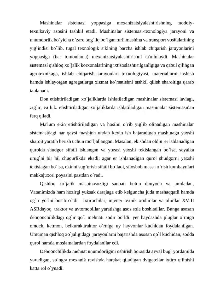 Traktor va avtomobillarning tuzilishi 3