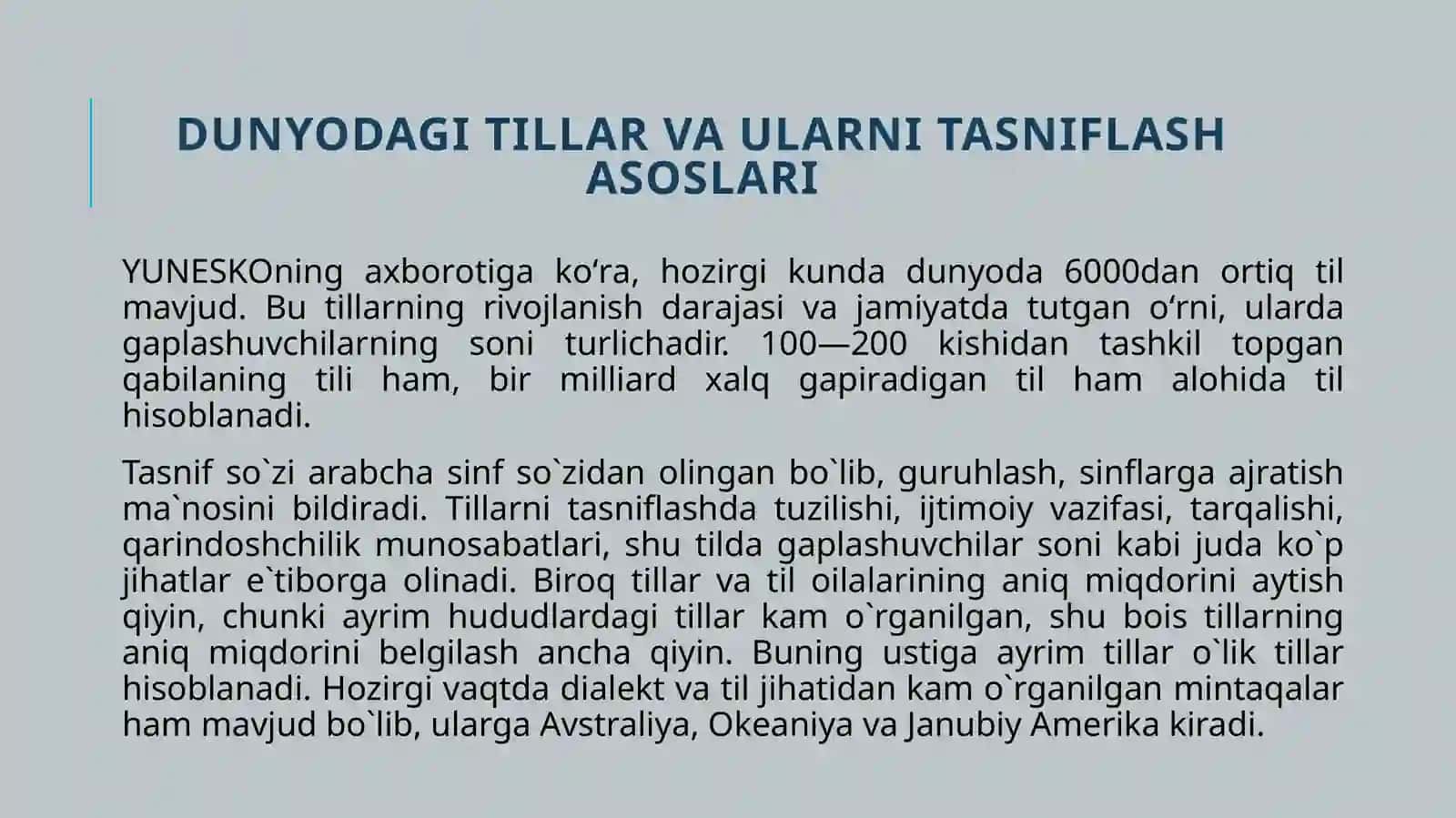 TILLARNITASNIFLASH: FUNKSIONAL, AREAL,TIPOLOGIK VAGENEALOGIKTASNIFLAR 3