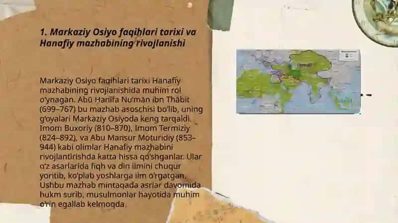 Markaziy Osiyo faqihlarining roli va hissasi 3