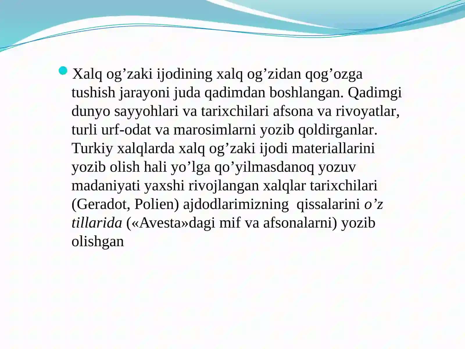 XALQ OG`ZAKIIJODIDA NUTQ ODOBI MASALALARI 3