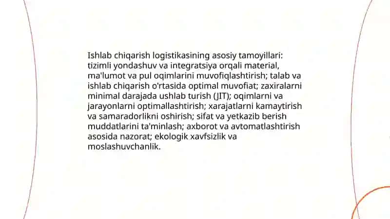 Ishlab chiqarish logistikasi 3
