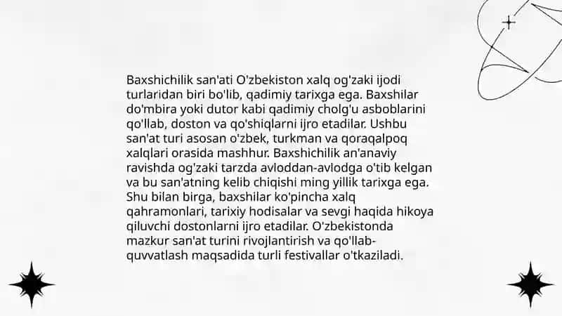 Baxshichilik san'ati 3