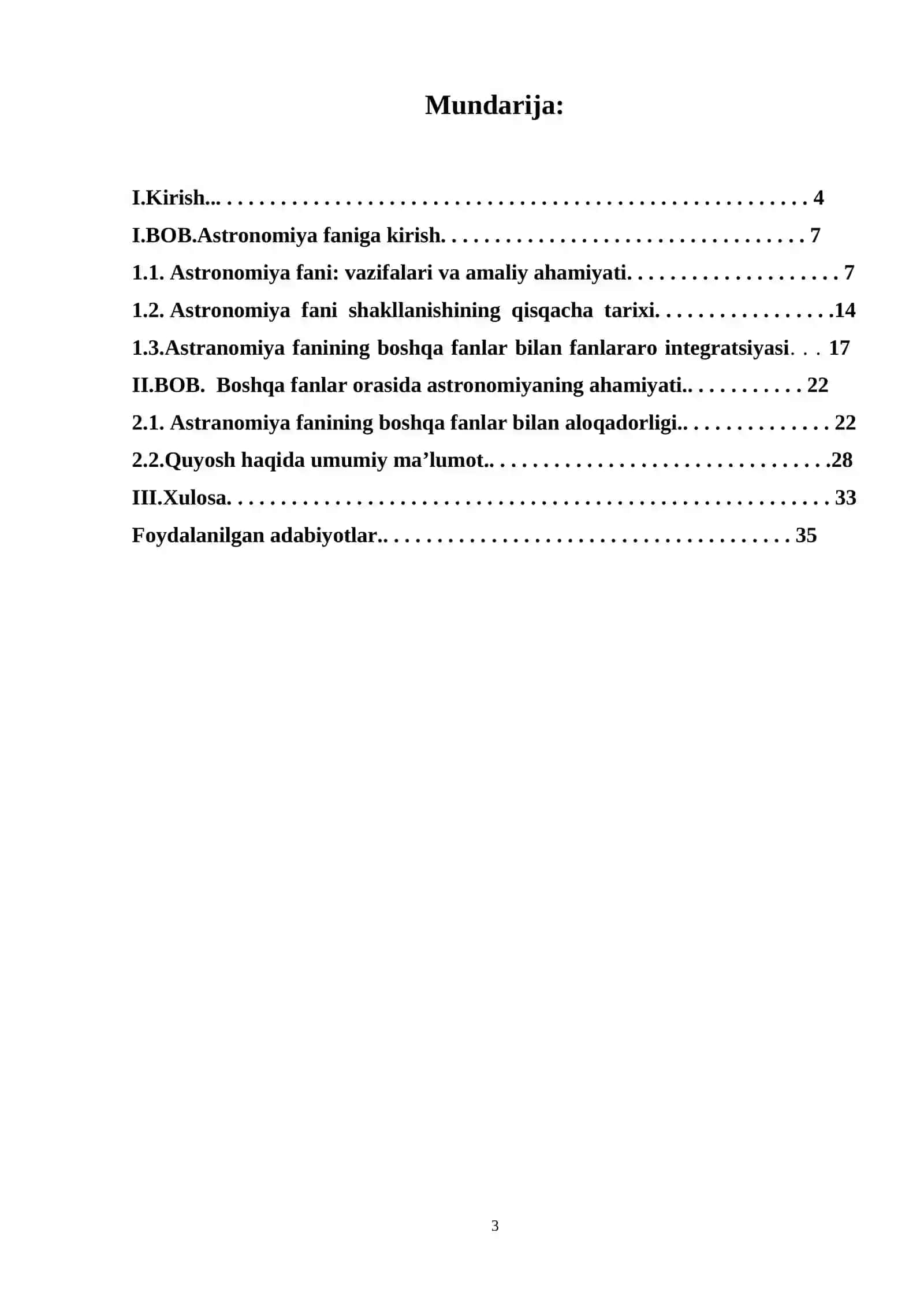 Astronomiyaning boshqa fanlar bilan aloqasi 3