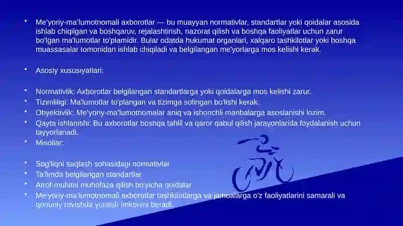 Me'yoriy-ma'lumotnomaviy  axborotlarni  loyihalashtirish 3