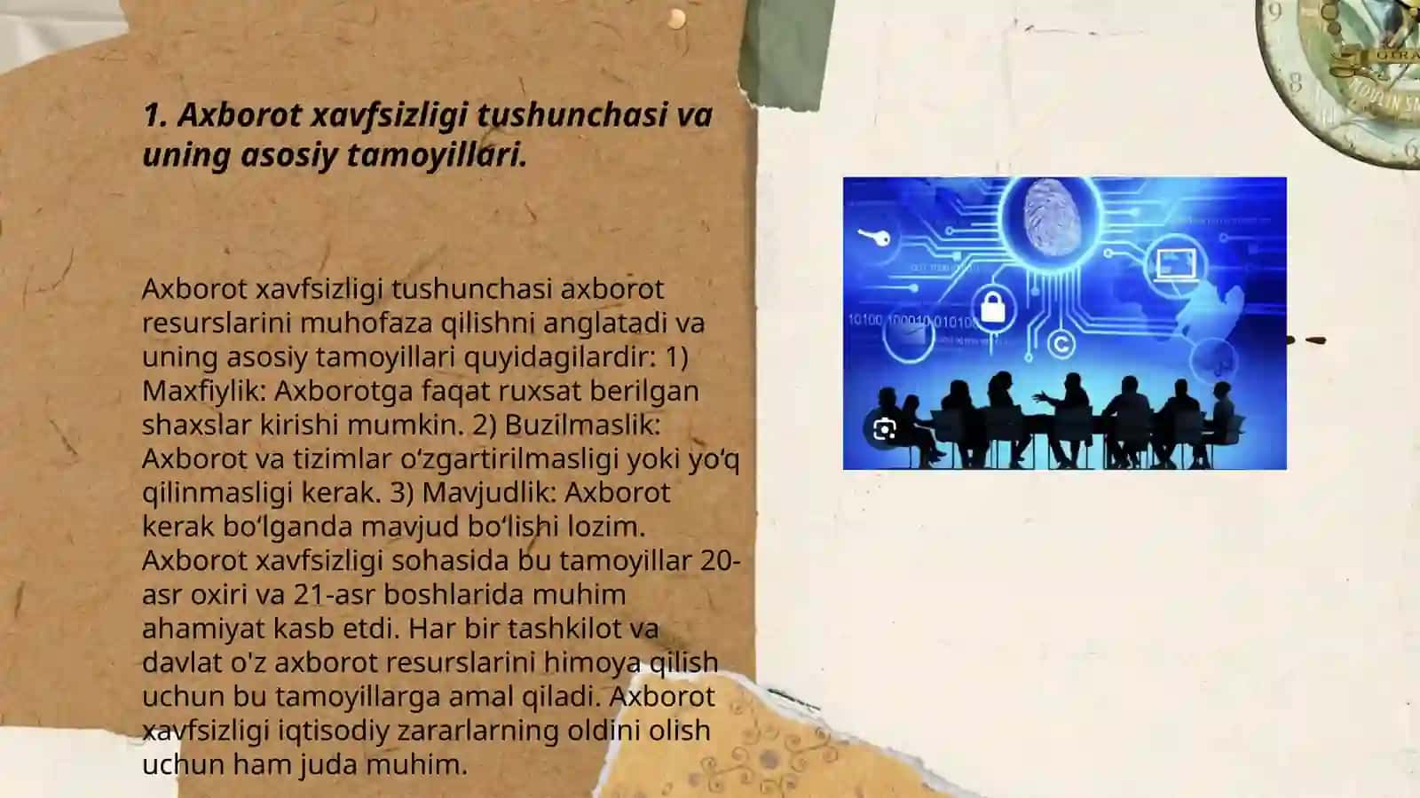 O'zbekistonda axborot xavfsizligining ma'naviy va huquqiy asoslari 3
