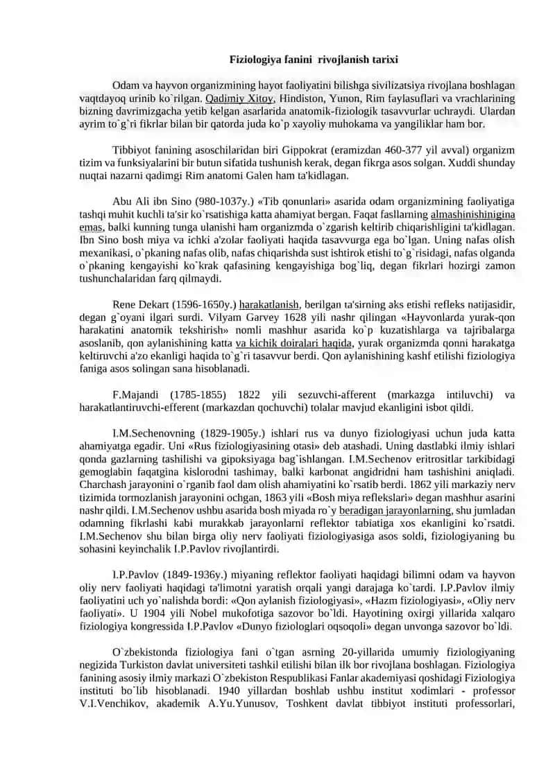 Anatomiya fanining rivojlanish tarixi 3