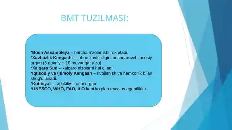 JAHONNING YIRIK IQTISODIY, SIYOSIY VA HARBIY TASHKILOTLARI 3