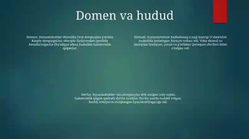 Xorazmshohlar - Anushteginiylar Davlati 3