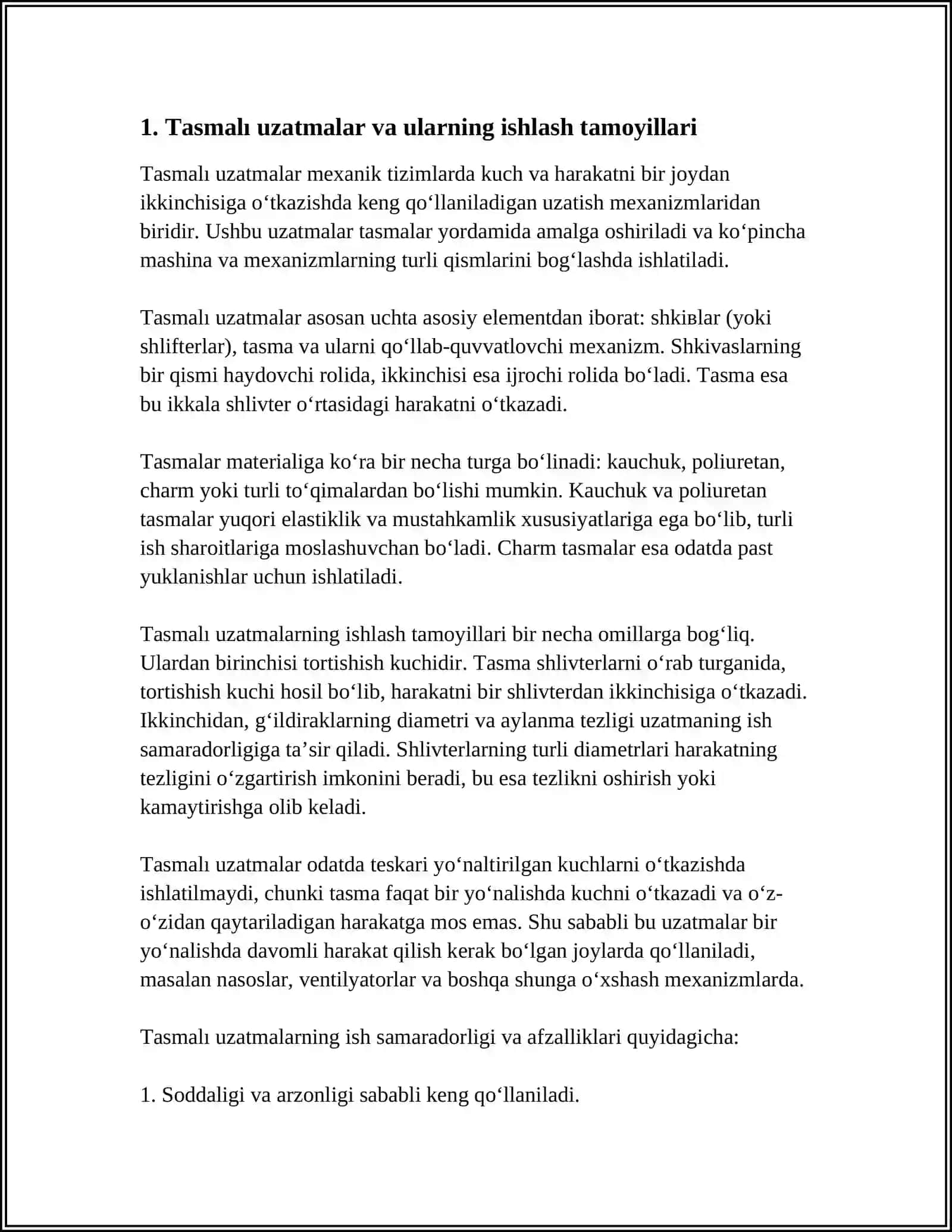 TASMALI UZATMALAR 3