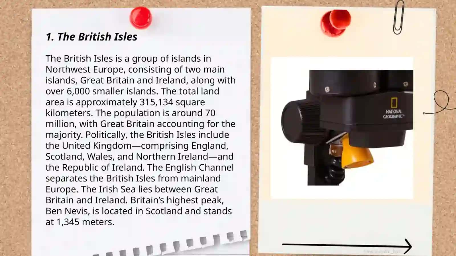 The geographic position and nature of Great Britain 3