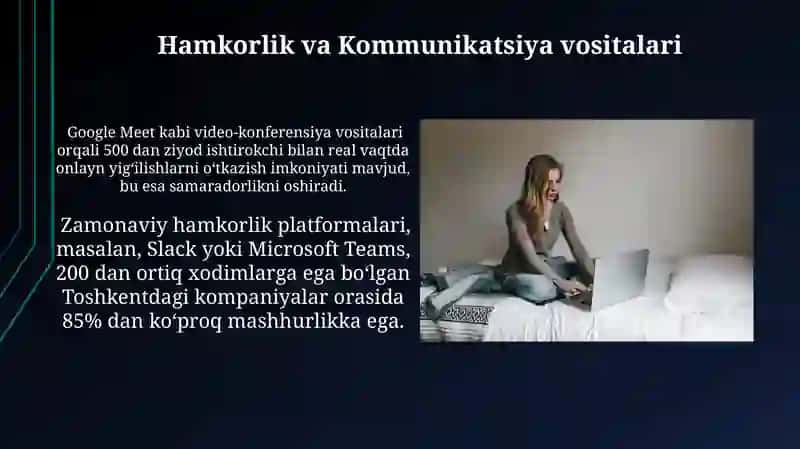 Zamonaviy dasturiy vositalar bilan ishlash axborot texnologiyalari 3