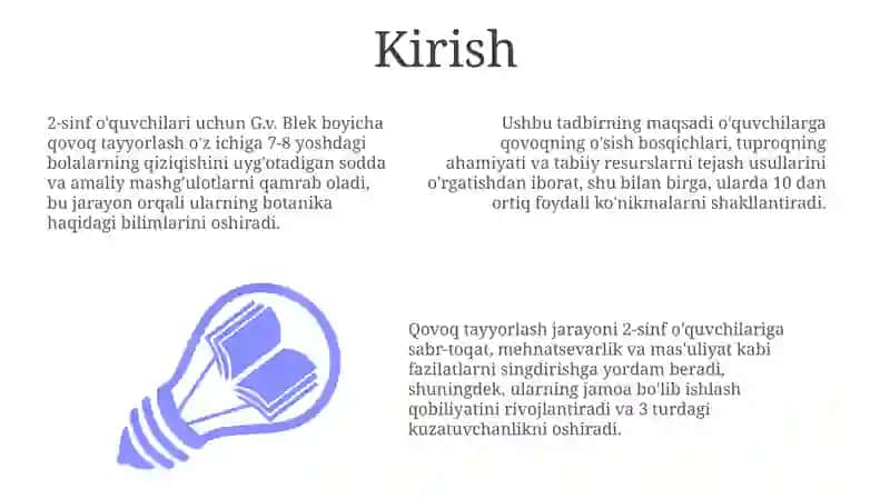 G.v. Blek boyicha 2-sinf qovoq tayyorlash 3