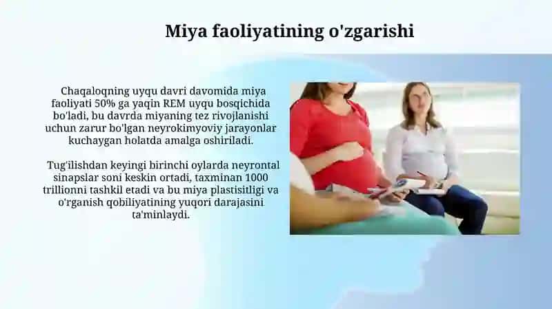 Prenatal va chaqaloqlik davridagi psixofiziologik rivojlanishga xos xususiyatlar 3
