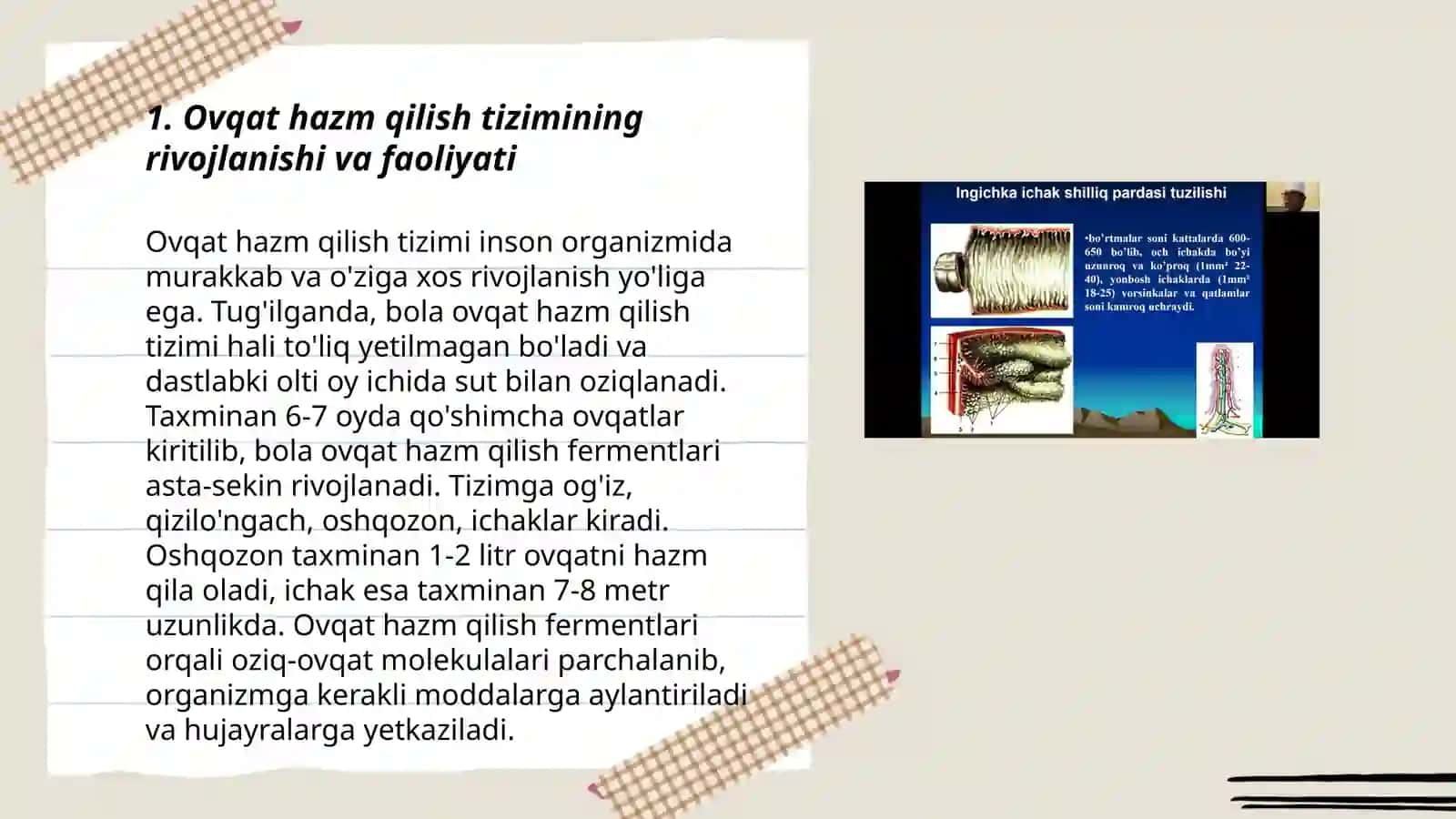 Ovqat hazm qilish va ovqatlanishning yoshga doir fiziologiyasi va gigiyenasi 3
