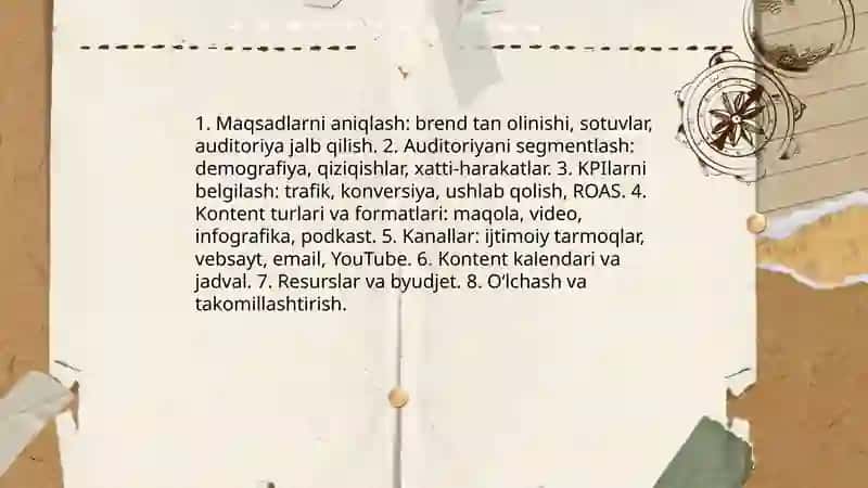Media kontent yaratish va undan foydalanish 3