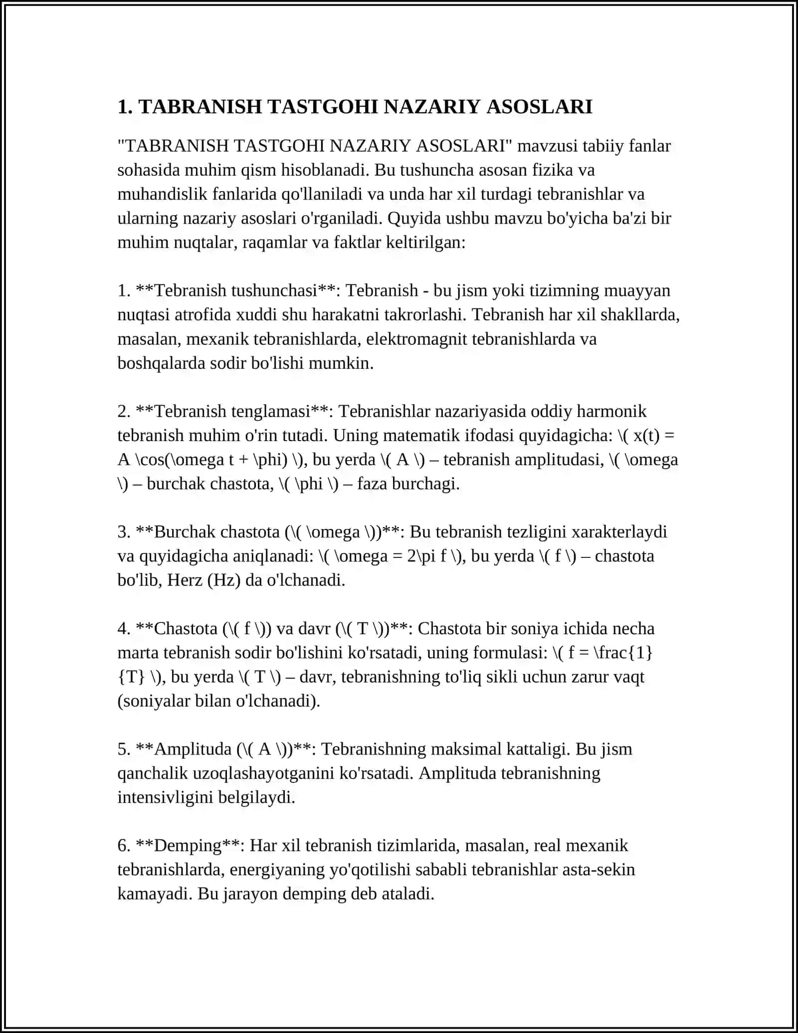 TABRANISH TASTGOHI USULLAR QOʻLLANISHI 3