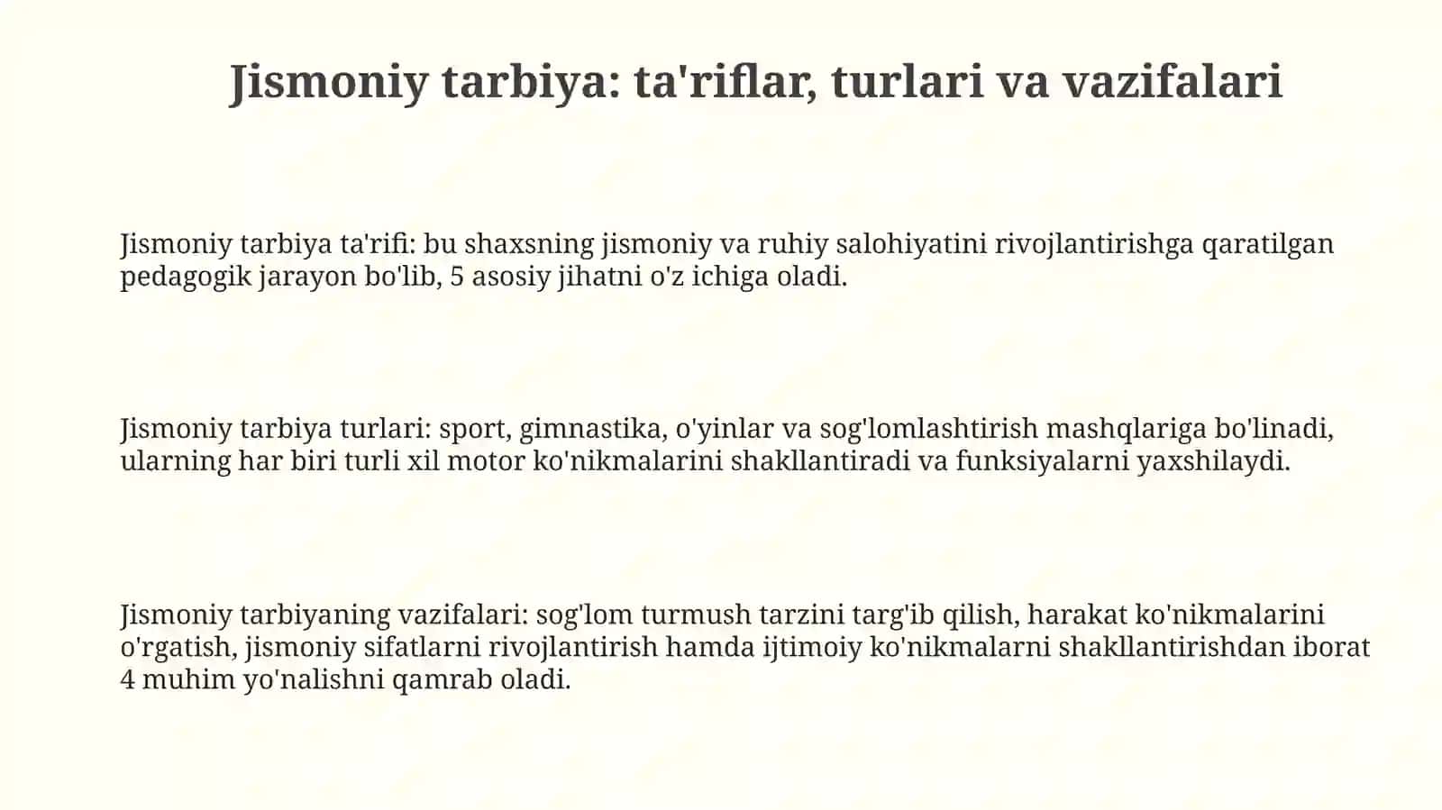 Jismoniy madaniyatning jamiyatdagi vazifalarivashakllari 3