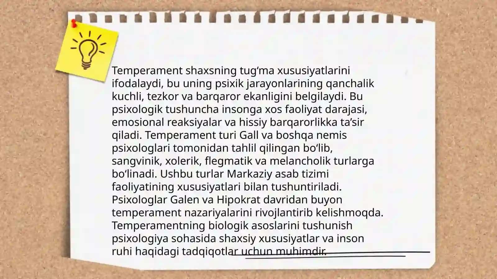 Temperament- shaxs tuzilmasi sifatida 3