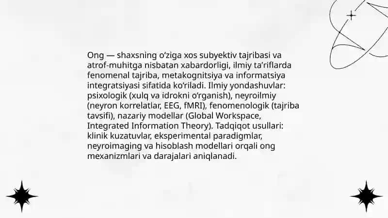 Ong haqida tushuncha va uning xossalari 3