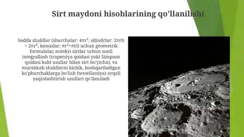 Uruģ sarfini hisoblash usullari 3