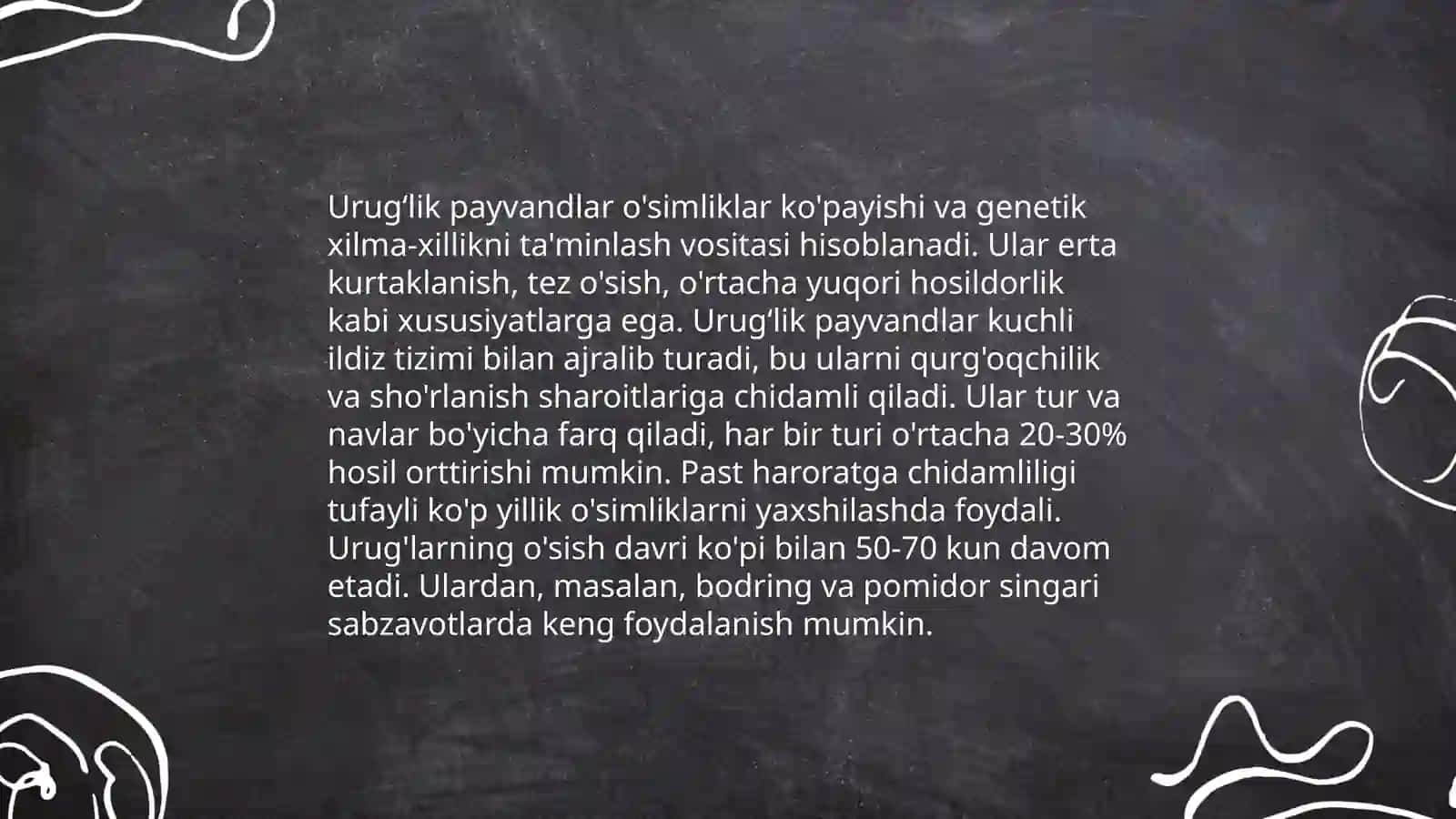 Urugʻlik payvandlar 3