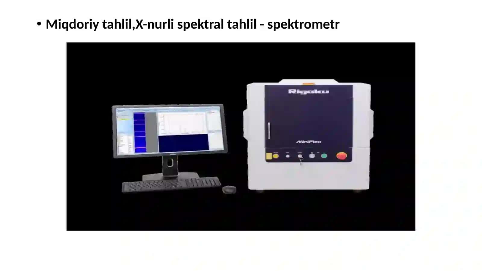 Rentgen-Spektral  Tahlil Usuli 3