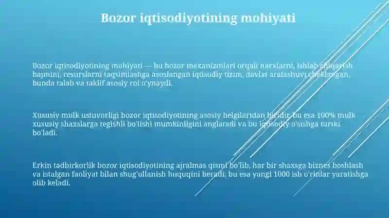 Bozor iqtisodiyoti 3