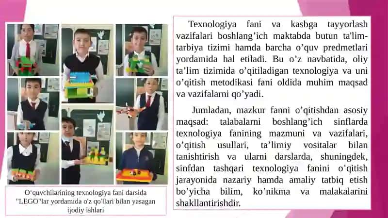 Texnologiya ta’limini o‘qitish shakllari 3