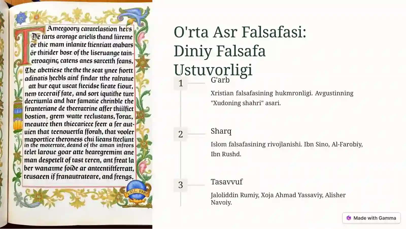 Falsafiy Taraqqiyot Bosqichlari 3
