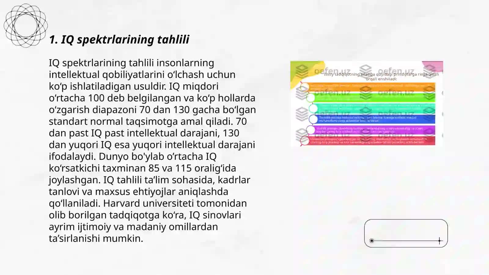 IQ va IQ spektroskopiyasi texnikasi va metodologiyasi 3