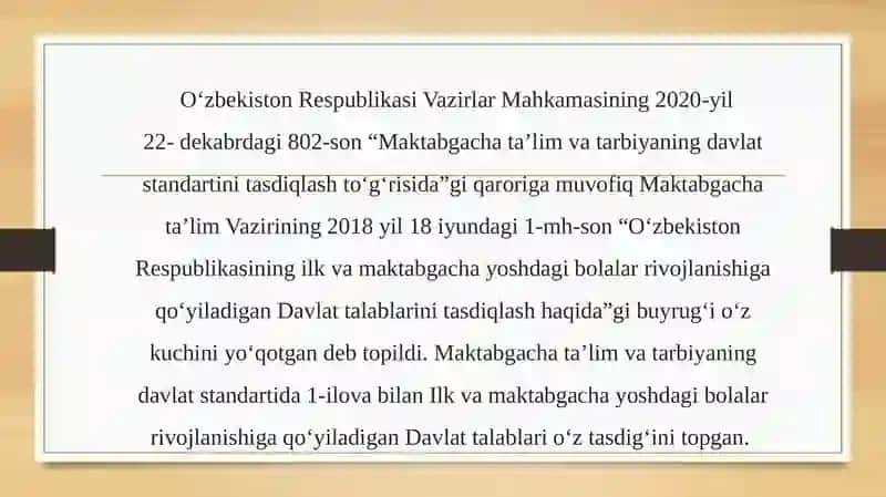 Mustaqillik yillarida maktabgacha ta’lim tizimiga yangicha yondashuv 3