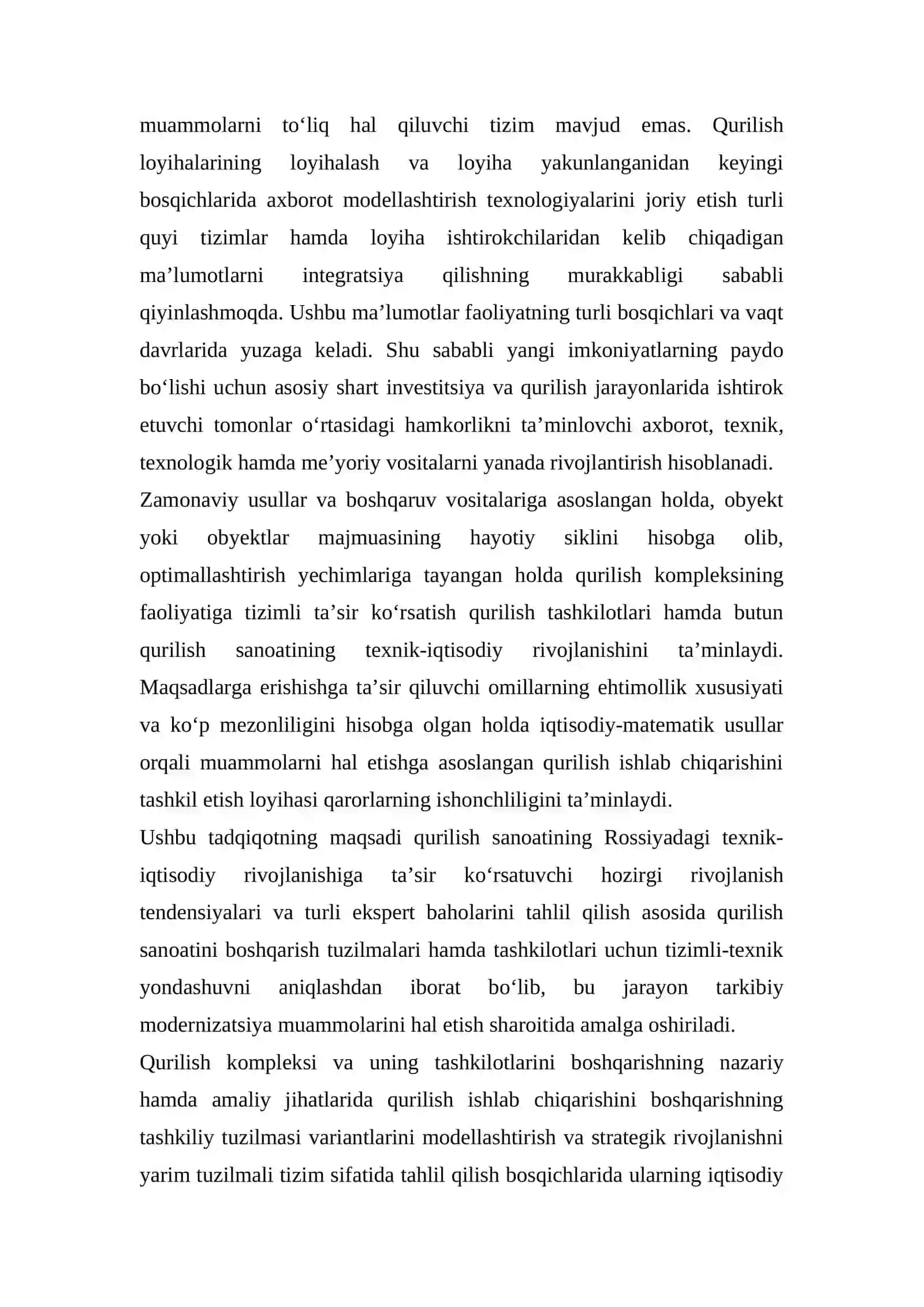 Qurilish sanoati tamogidagi tarkibiy siljishlaring samaradorligini oshirish 3