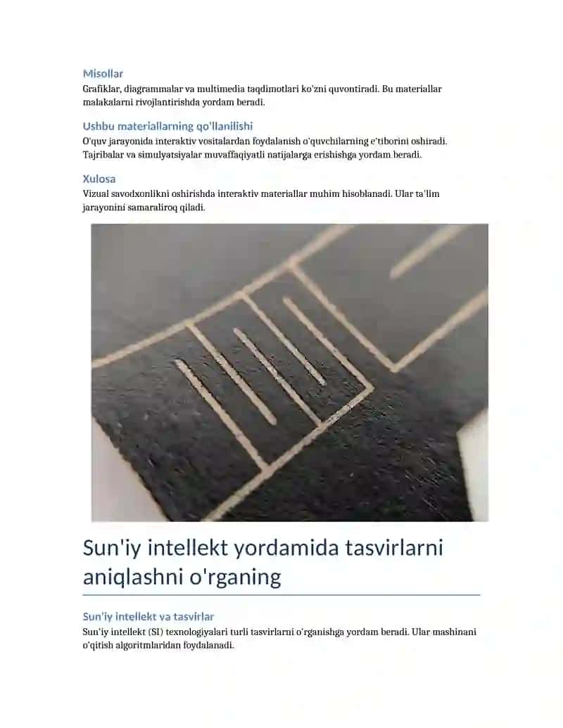 Vizual savodxonlik 3
