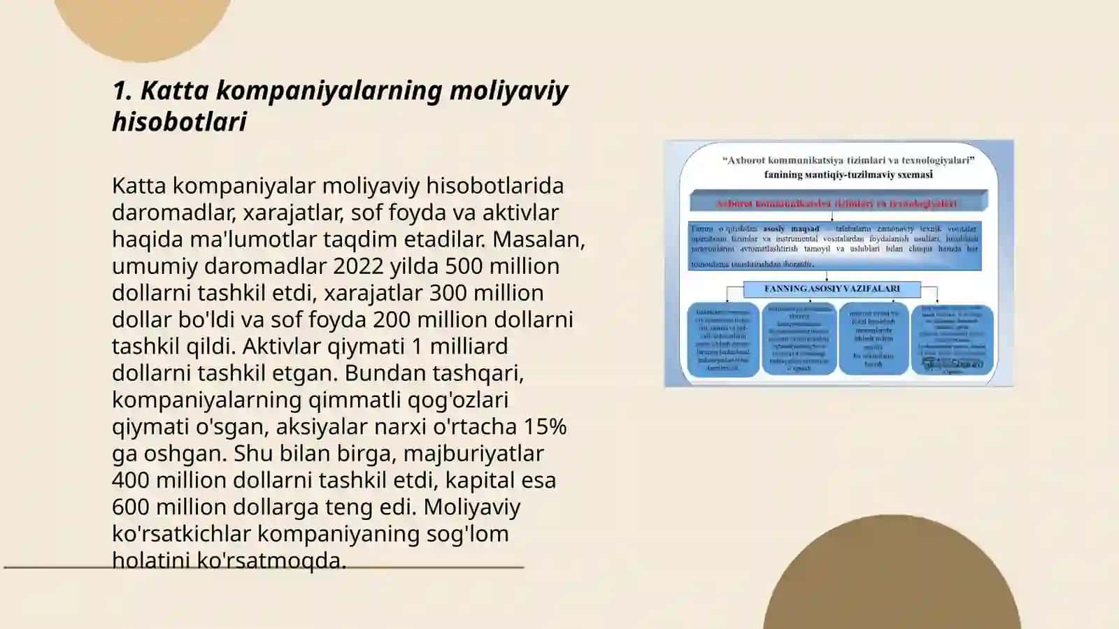 Yirik firmalarning iqtisodiy faoliyatidagi asosiy xususiyatlarni tahlil qilish 3