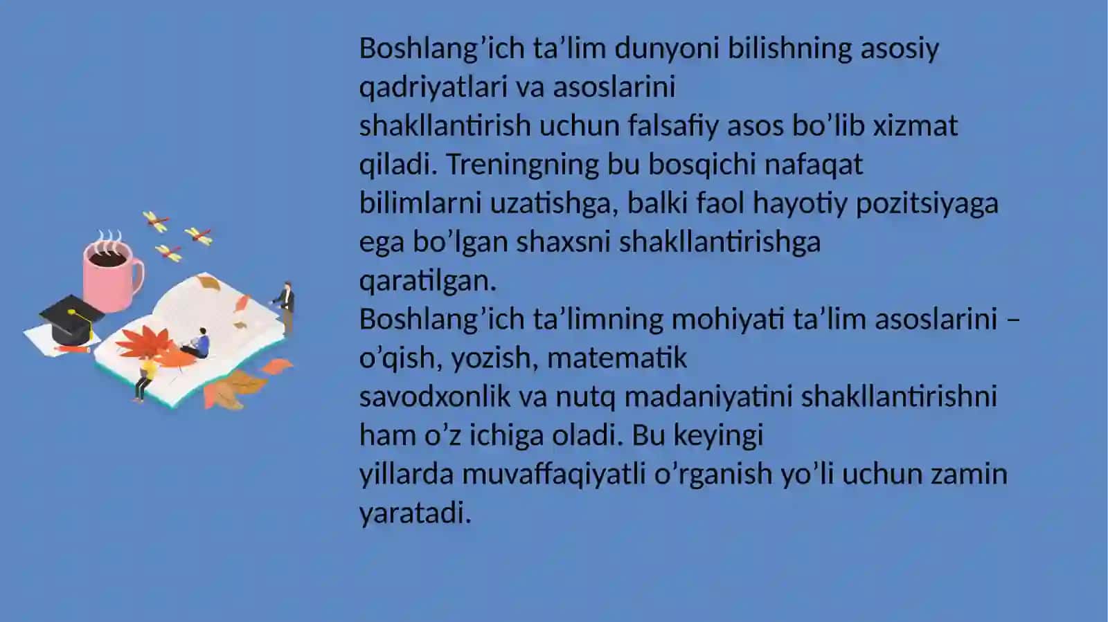 Boshlang'ich ta'limda Tarbiya jarayonining mazmuni va mohiyati 3