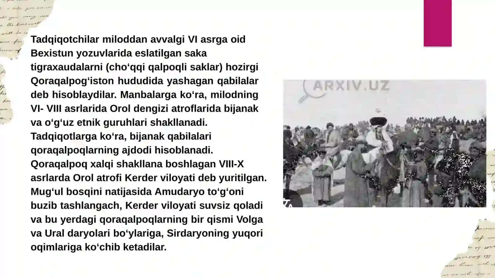 Qoraqalpoqlarda XIX asr oxiri XX asr boshlarida ijtimoiy iqtisodiy va siyosiy hayot 3
