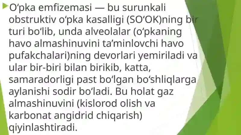 Ópka emfizemasi 3