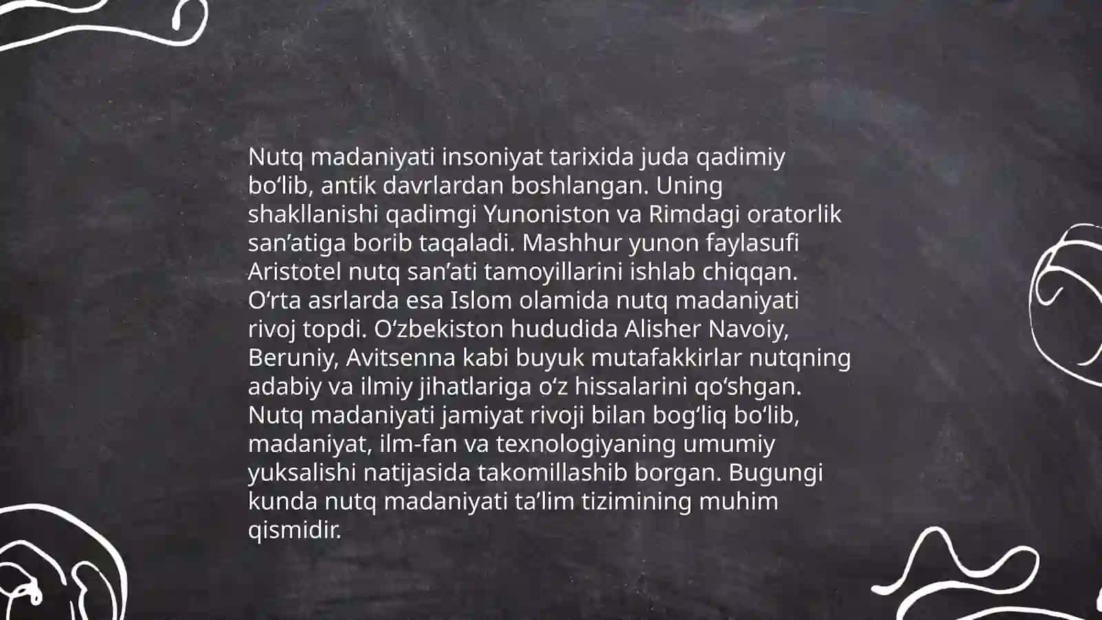 Nutq madaniyati va notiqlik san'ati tarixidan 3