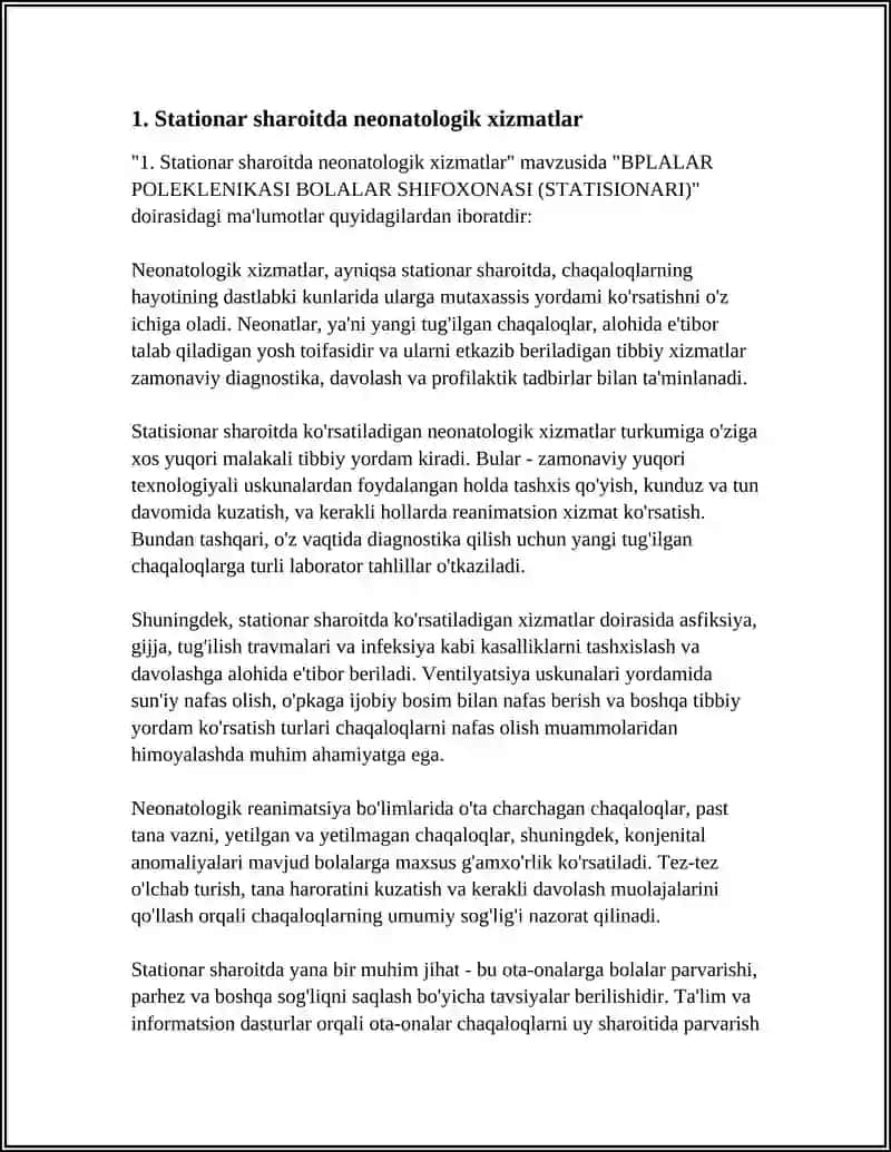 BPLALAR POLEKLENIKASI BOLALAR SHIFOXONASI (STATISIONARI) 3
