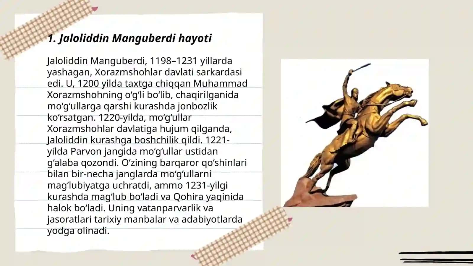 Jaloliddin Manguberdi-Vatan himoyachisi 3