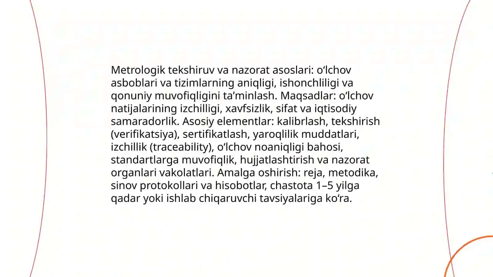 Metrologik tekshiruv va nazorat asoslari 3