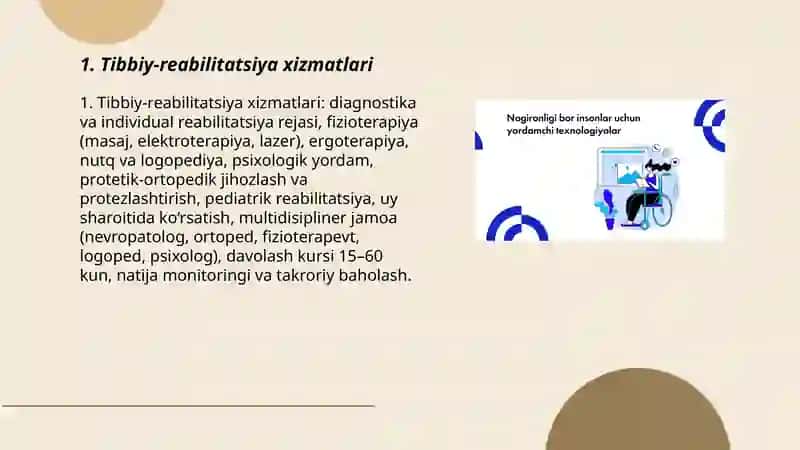 Tibbiy-reabilitatsiya xizmatlari 3