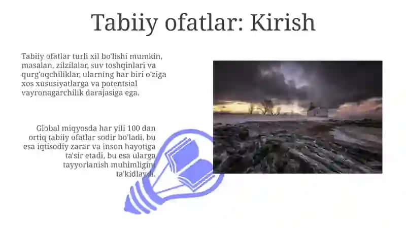 Tabiiy ofatlar: turlari va sabablari 3