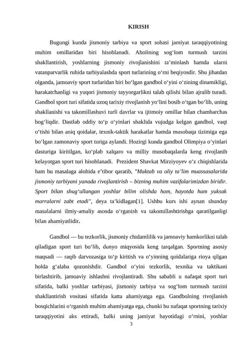 GANDBOLNING RIVOJLANISH BOSQICHLARI 3