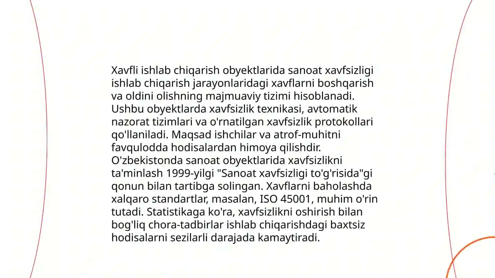 Xavfli ishlab chiqarish obyektlarining sanoat xavfsizlik to'g'risida qonun bandlari 3