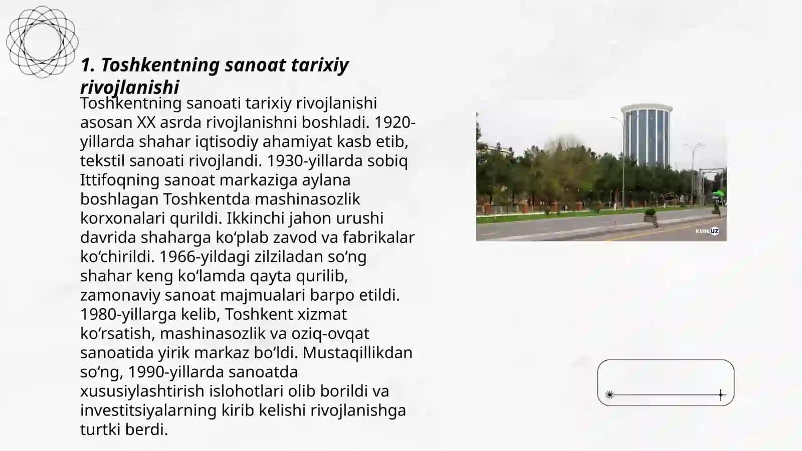 Toshkentning sanoat tarixiy rivojlanishi 3