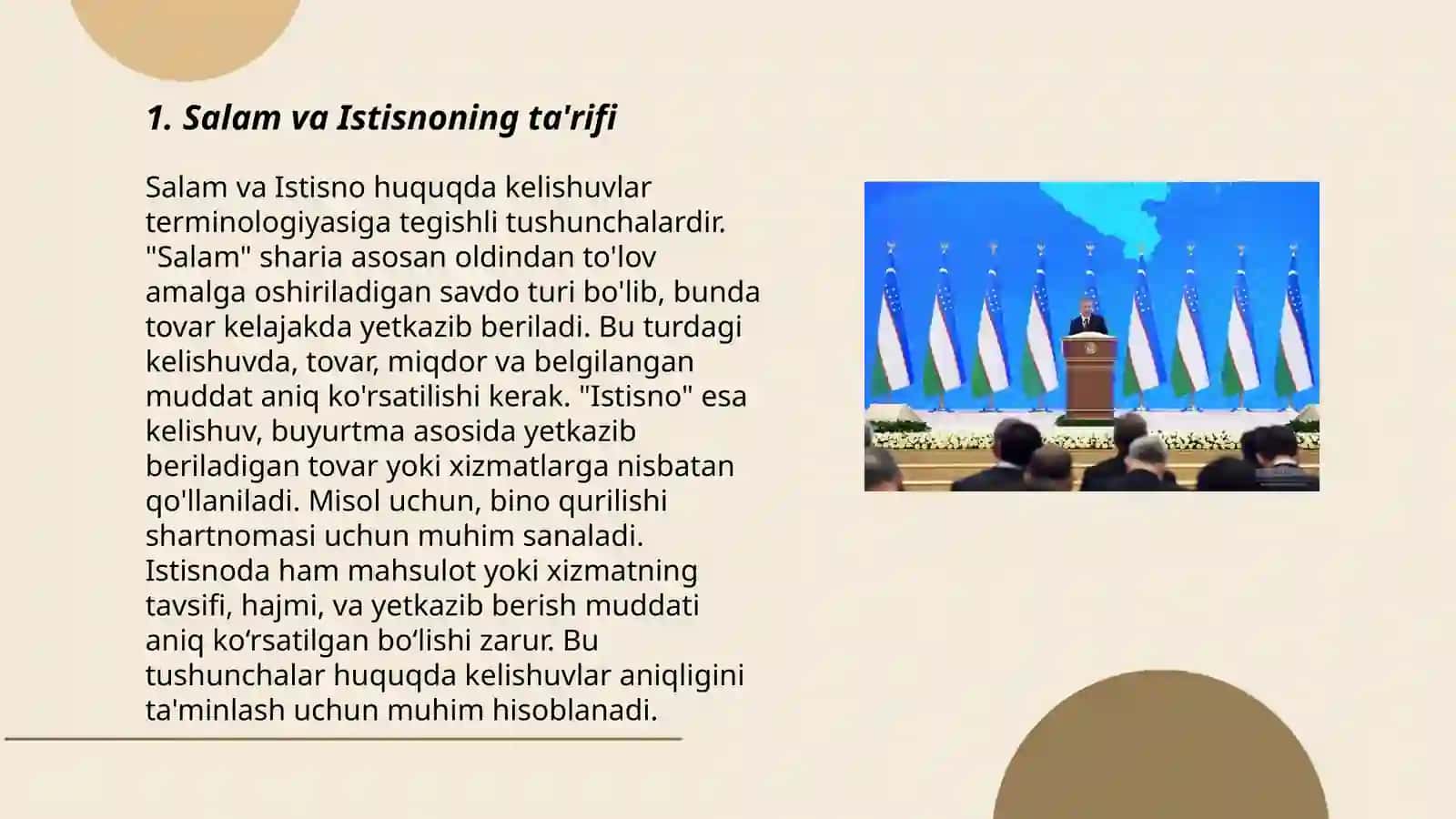 Islom moliyasida Salam va Istisno 3